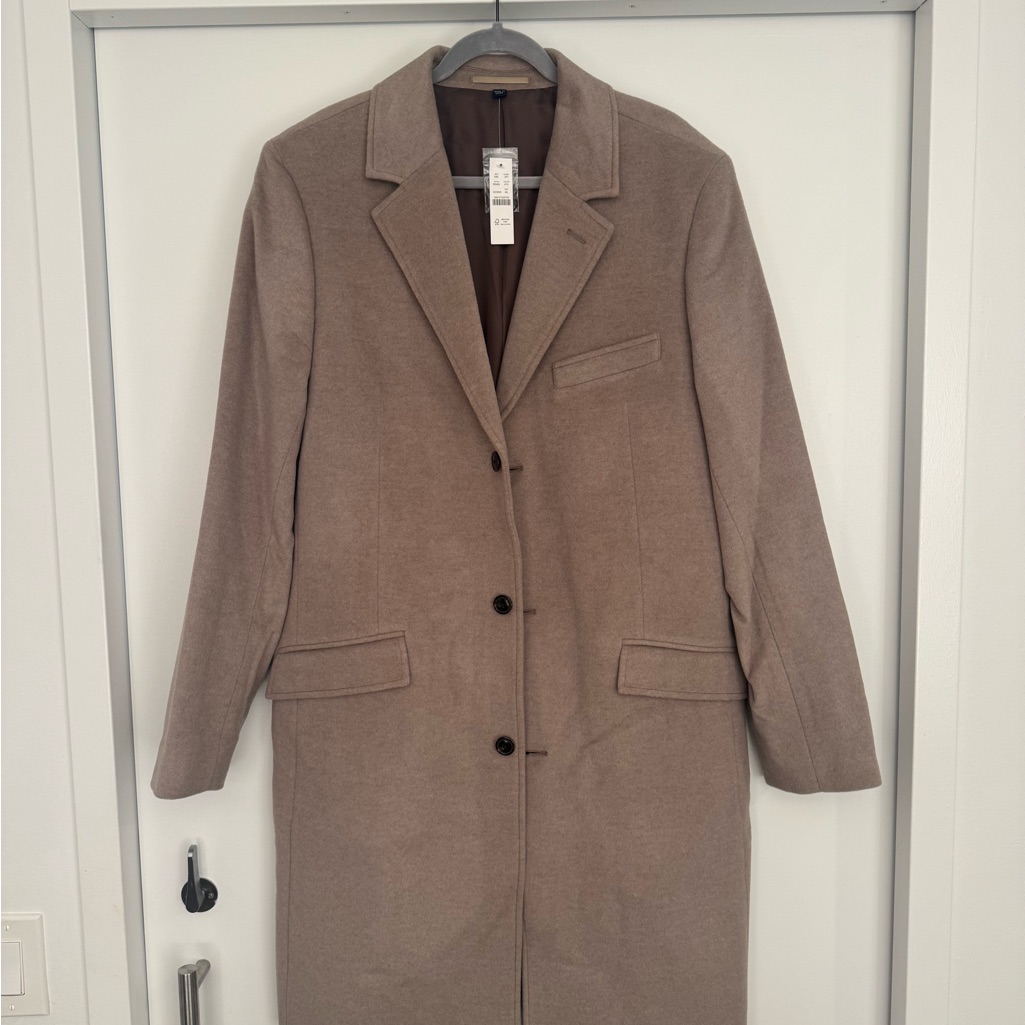 Nwt J. Crew Men's Heather Tan Wool/Cashmere Blend Coat
